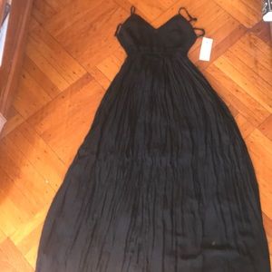 Black maxi dress
